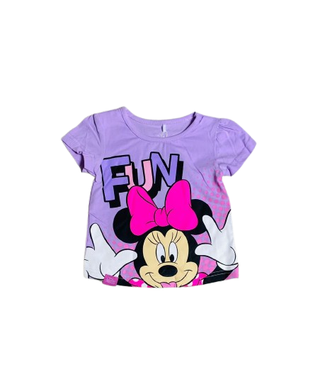 Camisa morada Minnie bebe niña