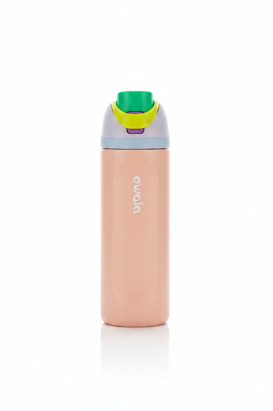 Bote termo termico Owala salmón 24 oz