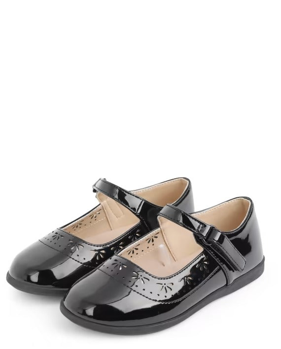 Zapatillas negras zapatos charol escolar gymboree niña