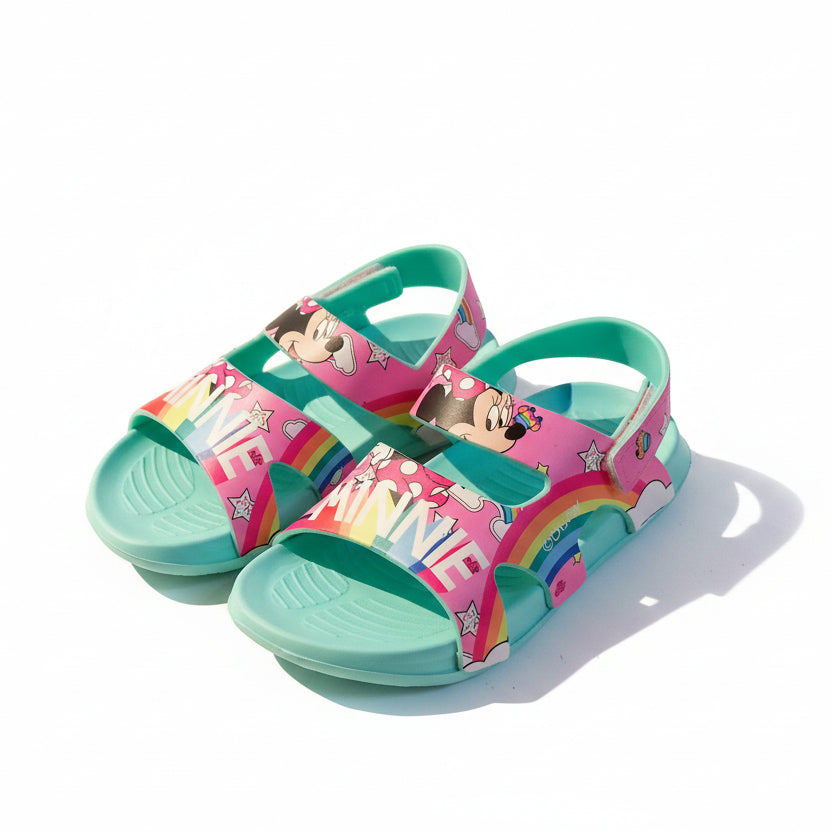 Sandalias verdes niña Minnie D8-MI-Z153D 390345
