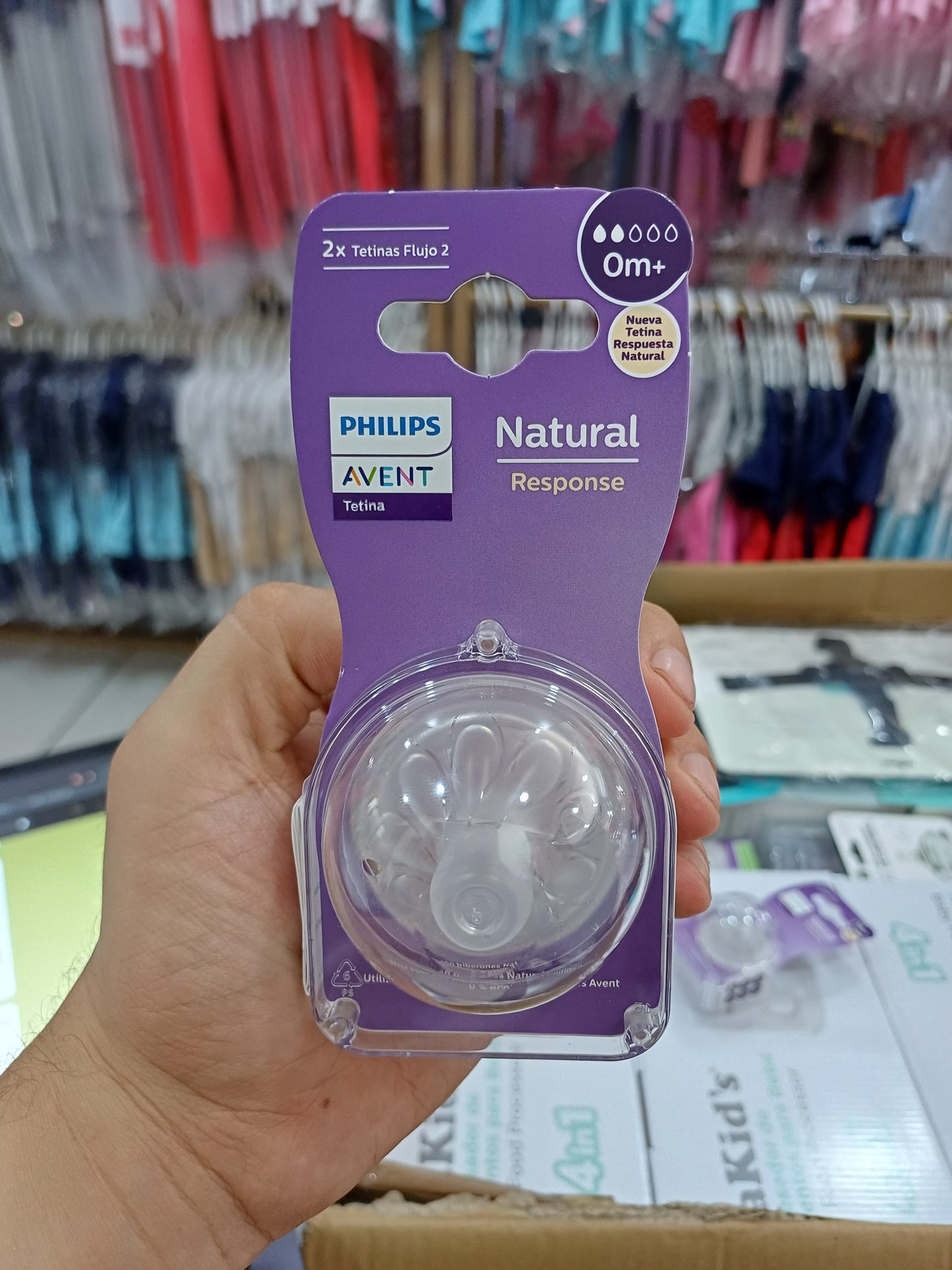 Mamadera Avent Natural Flujo 2 Set 2
