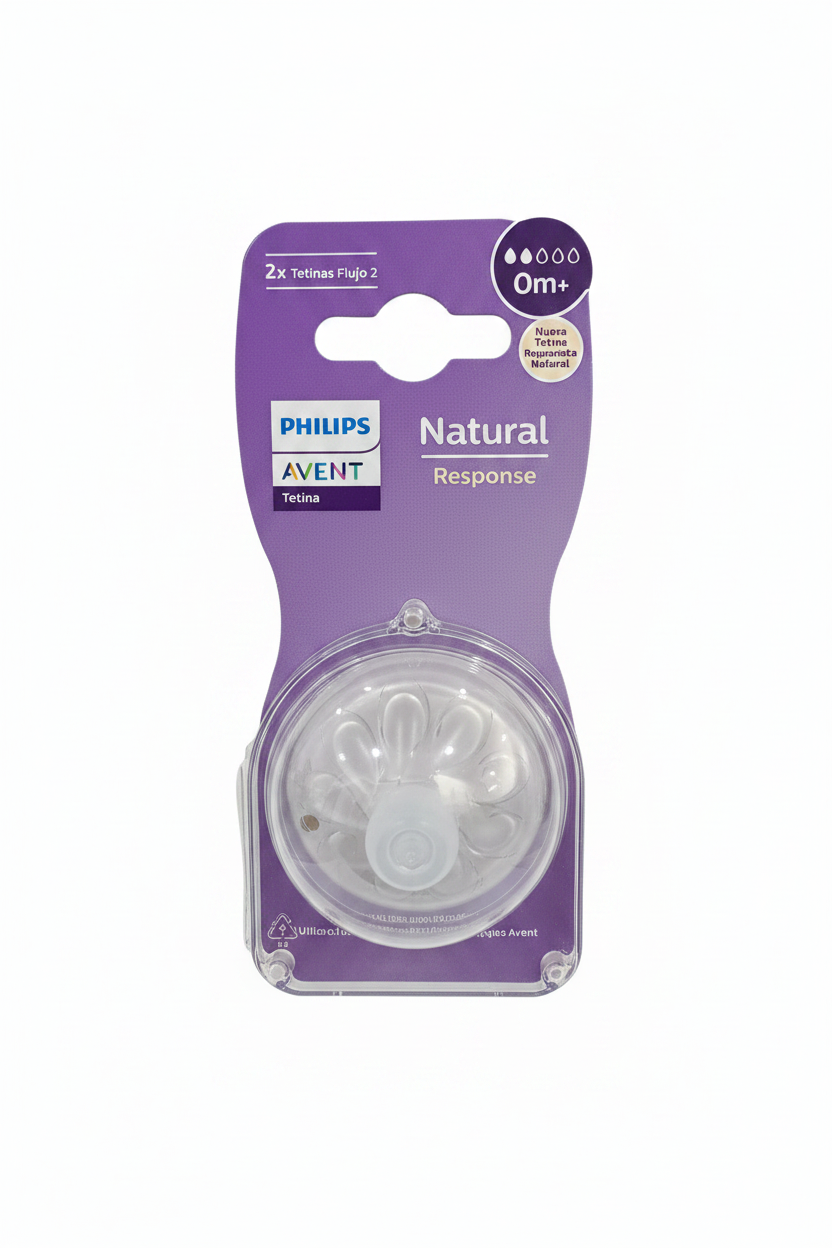 Mamadera Avent Natural Flujo 2 Set 2