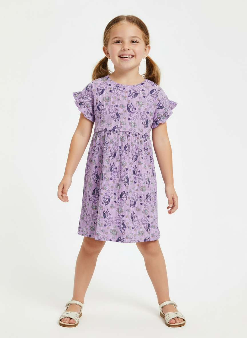 Vestido morado niña Bluey Old Navy