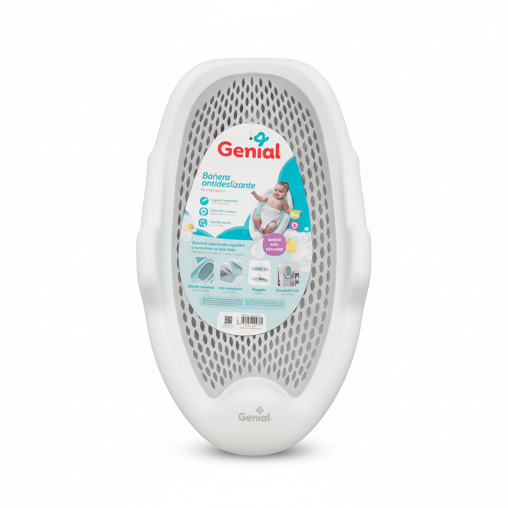 Bañera plegable Genial bebe niño Gris