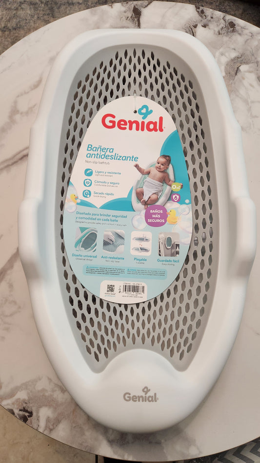 Bañera plegable Genial bebe niño Gris
