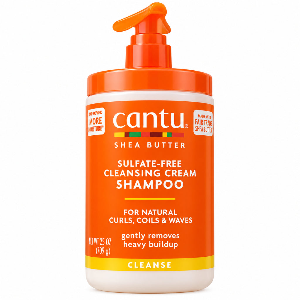 Shampoo Cantu 25oz (709g) SULFATE-FREE CLEANSING CREAM