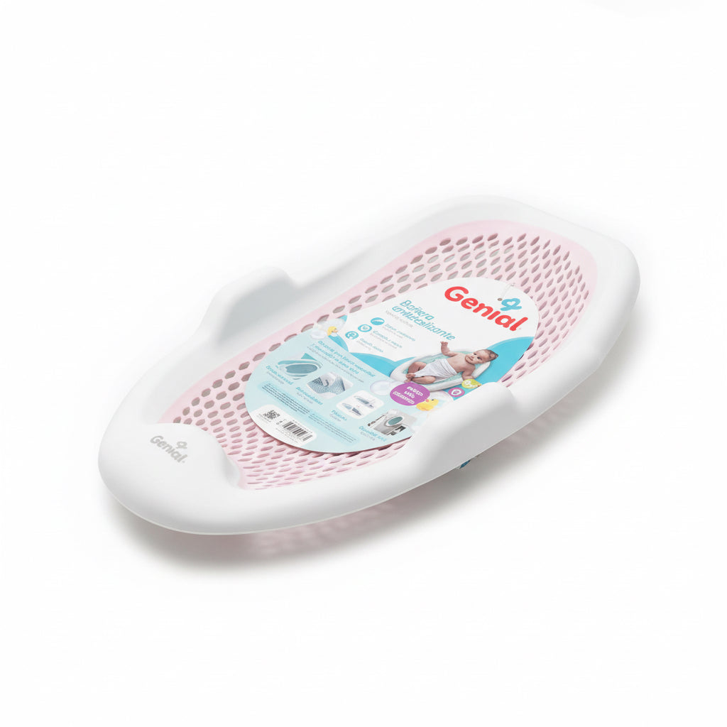 Bañera plegable Genial bebe niña Rosada