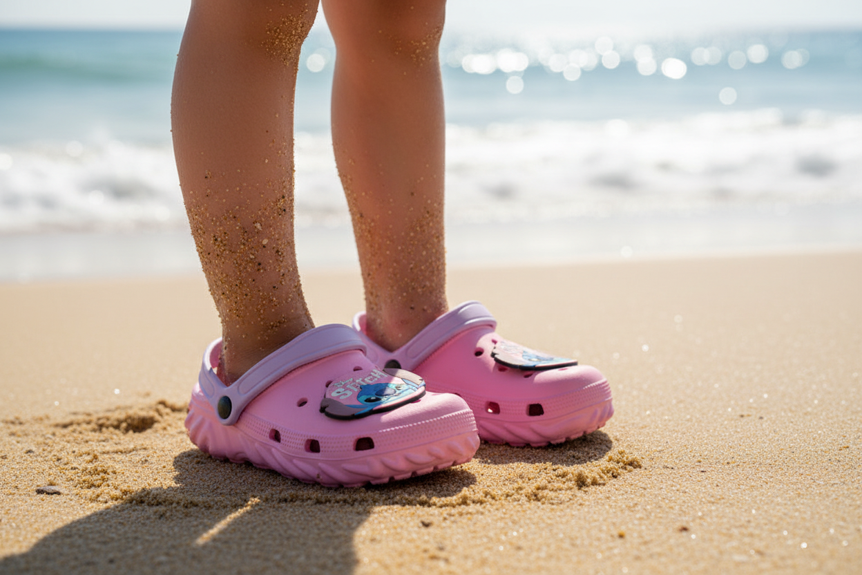Sandalias niña rosadas Stitch D8-STI-85CR-1 crocs 390345