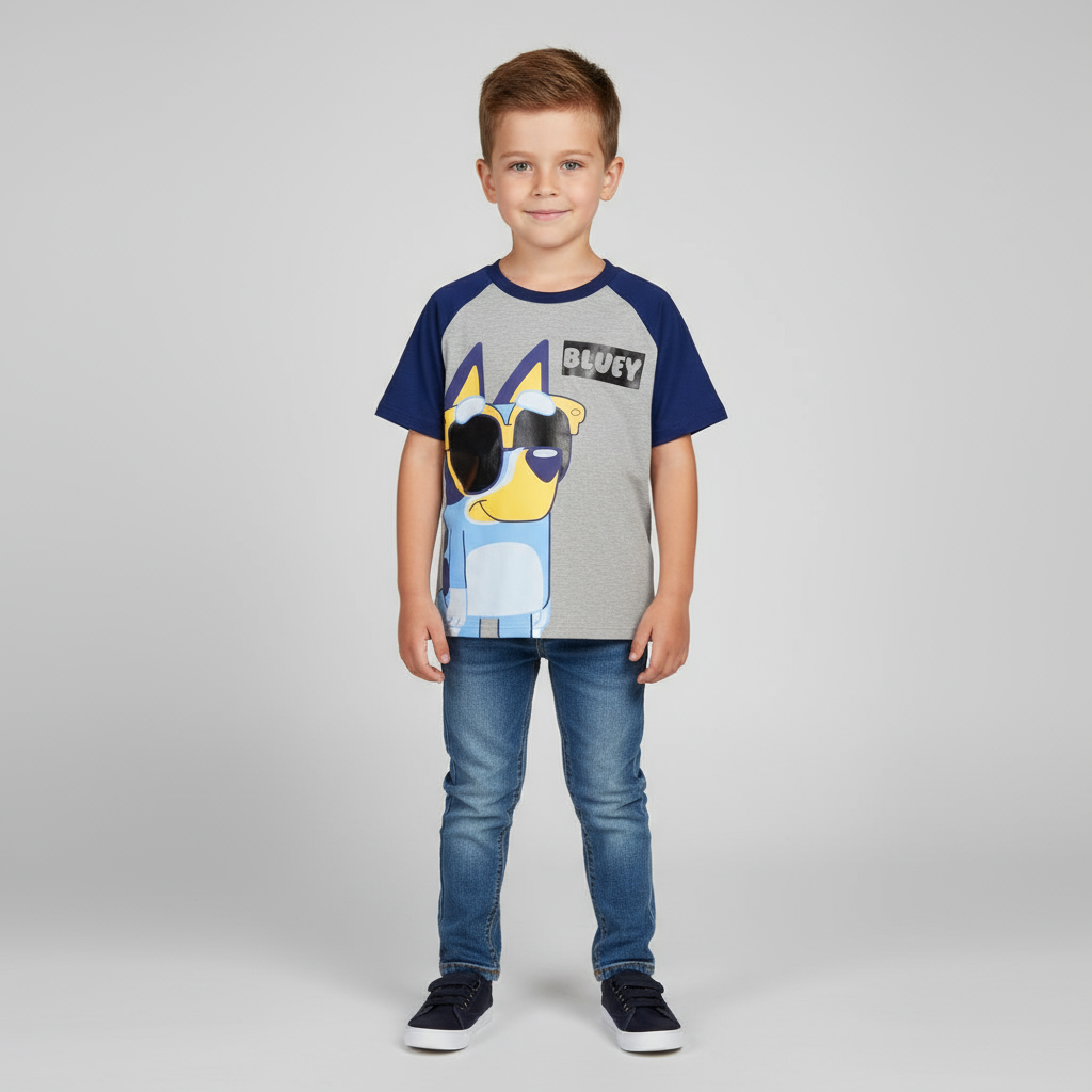 Camisa azul niño Bluey