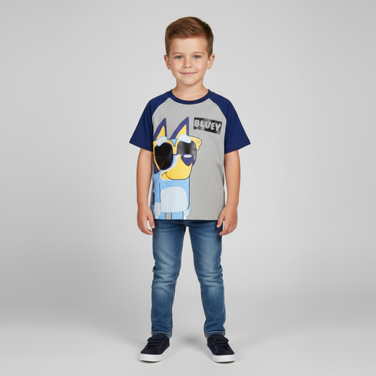 Camisa azul niño Bluey