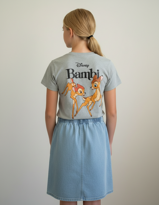 Camisa bambi niña gris B1-AD-T386T 490390