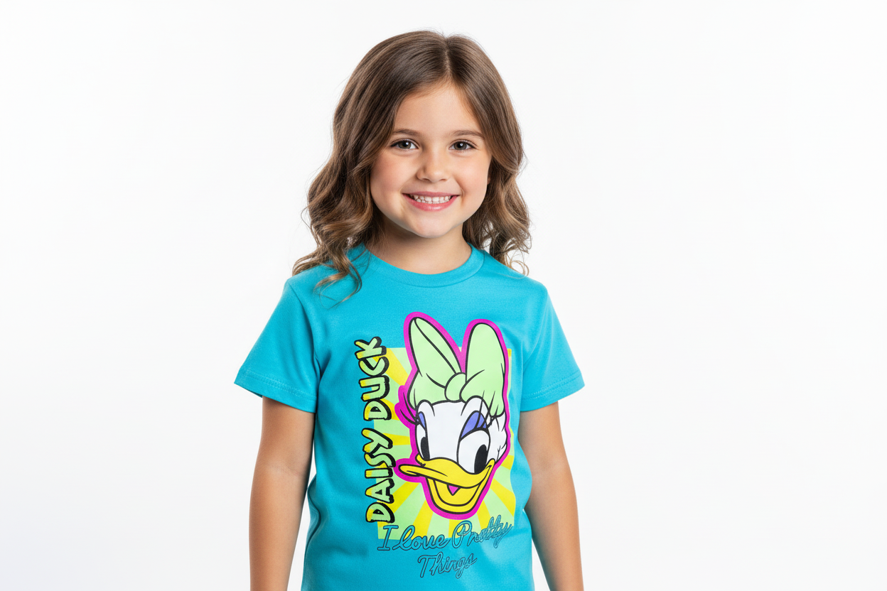 Camisa verde Minnie bebe niña Disney D1-MI-1281B promo 4x1000 390345