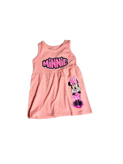 Vestido salmon Minnie Disney bebe niña