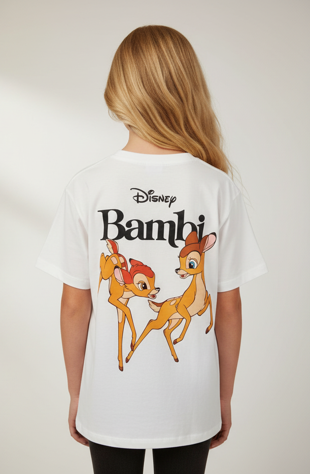 Camisa bambi niña blanca B1-AD-T386T