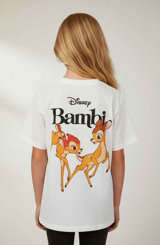 Camisa bambi niña blanca B1-AD-T386T