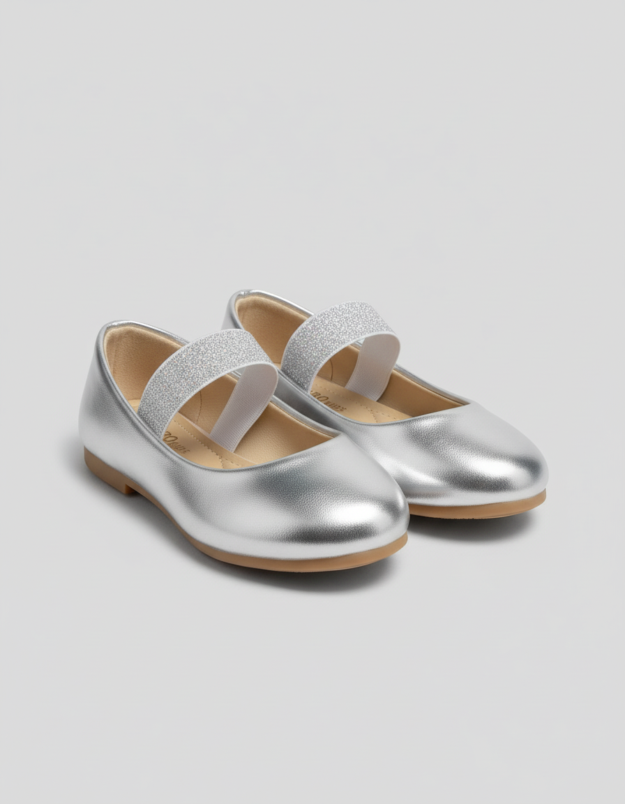 Zapato niña plateado Gimbokids J157