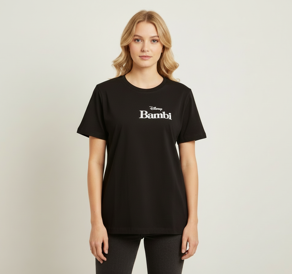 Camisa bambi niña negra B1-AD-T386T 490390