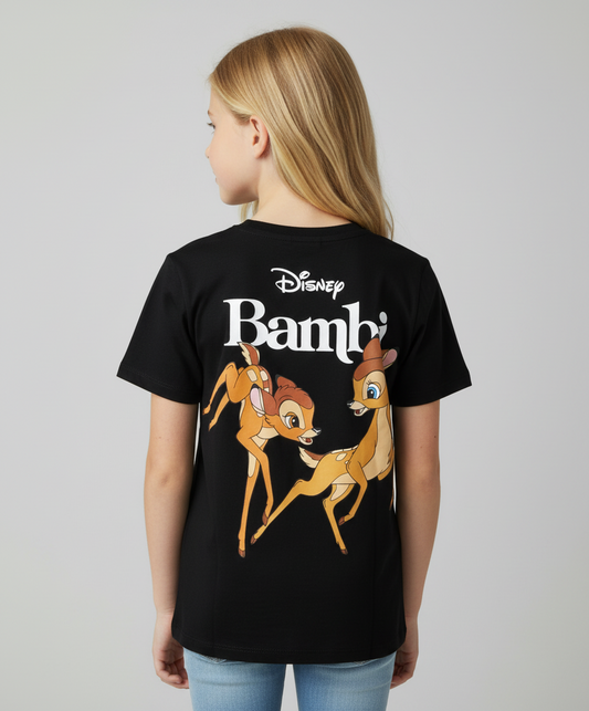 Camisa bambi niña negra B1-AD-T386T 490390