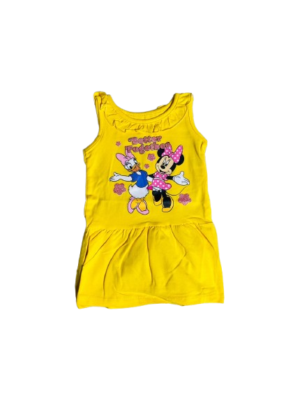 Vestido amarillo Minnie Disney bebe niña