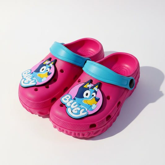 Sandalias crocs rosado fucsia niña bluey D8-BLU-87CR 390345