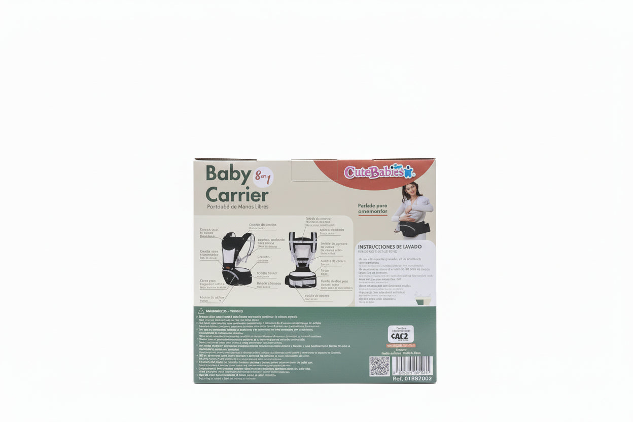 Cargador de bebe 8 en 1 Hip Seat