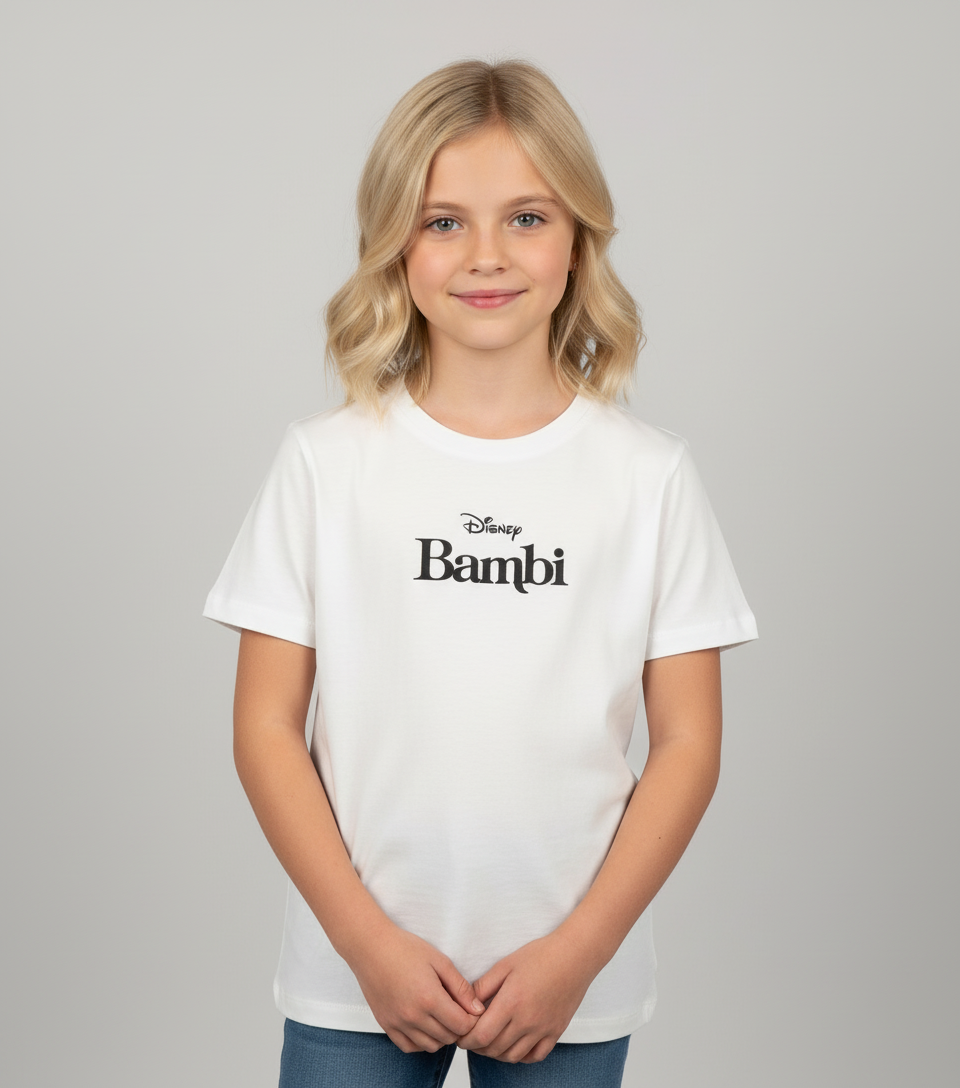 Camisa bambi niña blanca B1-AD-T386T