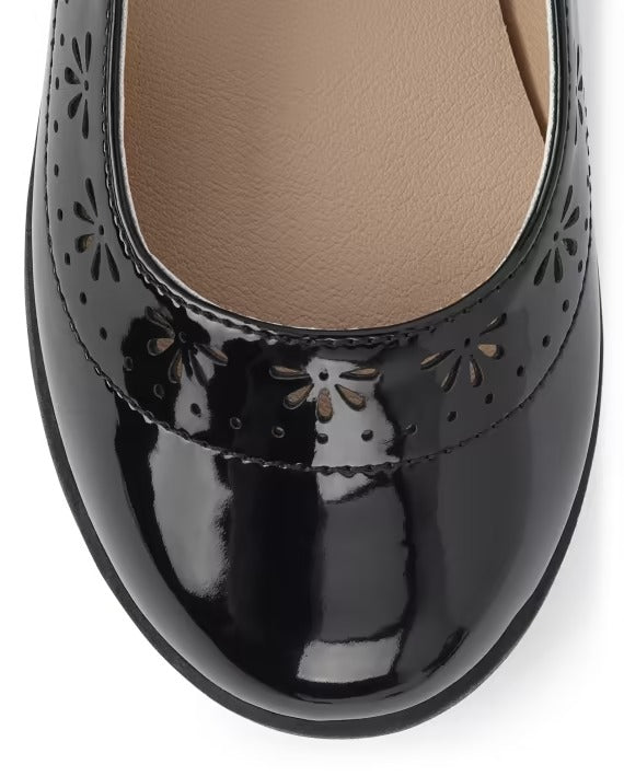 Zapatillas negras zapatos charol escolar gymboree niña