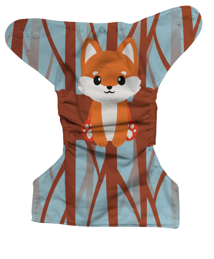 Eco Pañal Forest KOBYTIN traje de baño bebé Niño zorro
