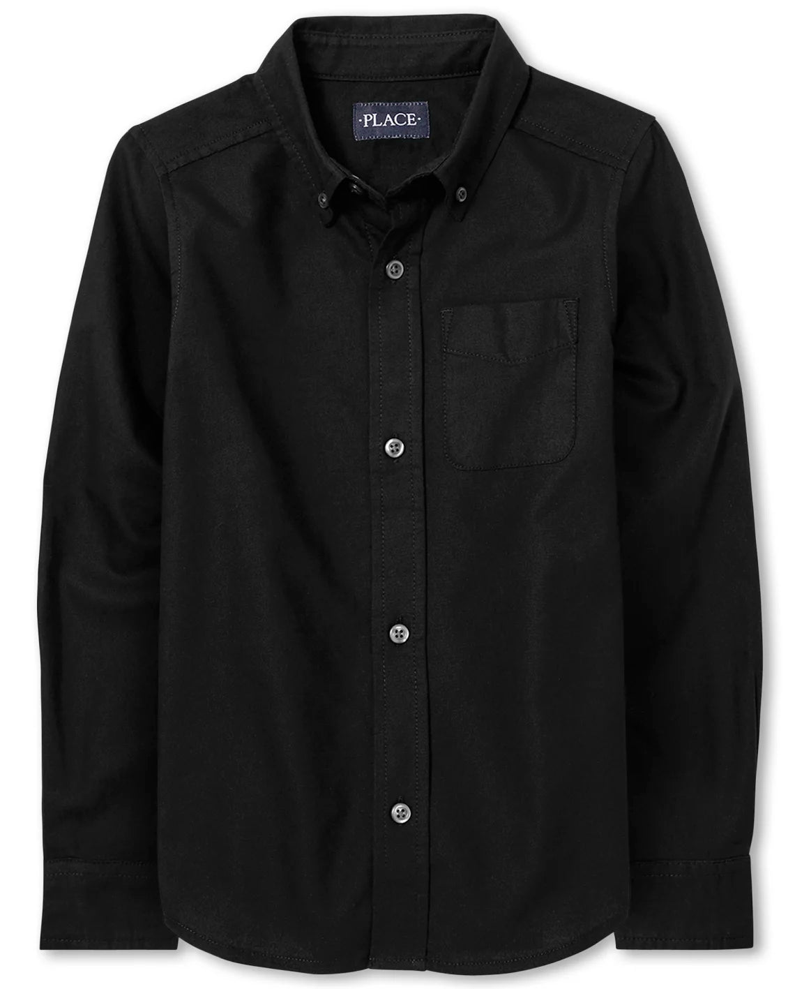 Camisa negra formal Childrens Place niño 5 -16 años
