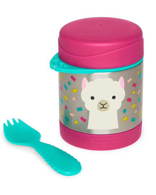 Termo Contenedor termico Skip Hop  Llama con tenedor