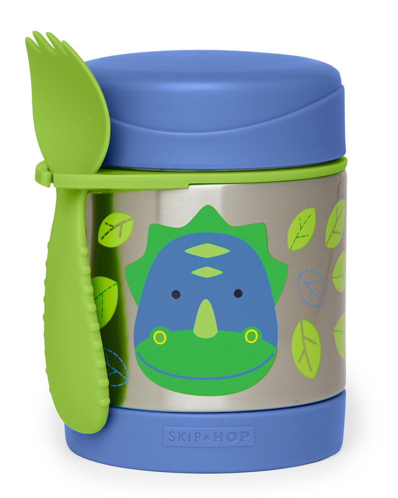 Termo contenedor termico Dinosaurio con tenedor para comida