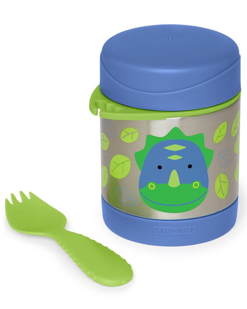 Termo contenedor termico Dinosaurio con tenedor para comida