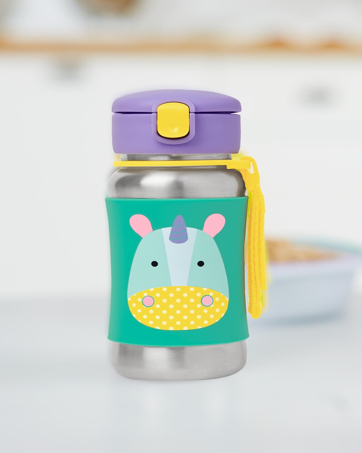 Termo termico Skip Hop Unicornio (1 pieza) verde amarillo 12 oz
