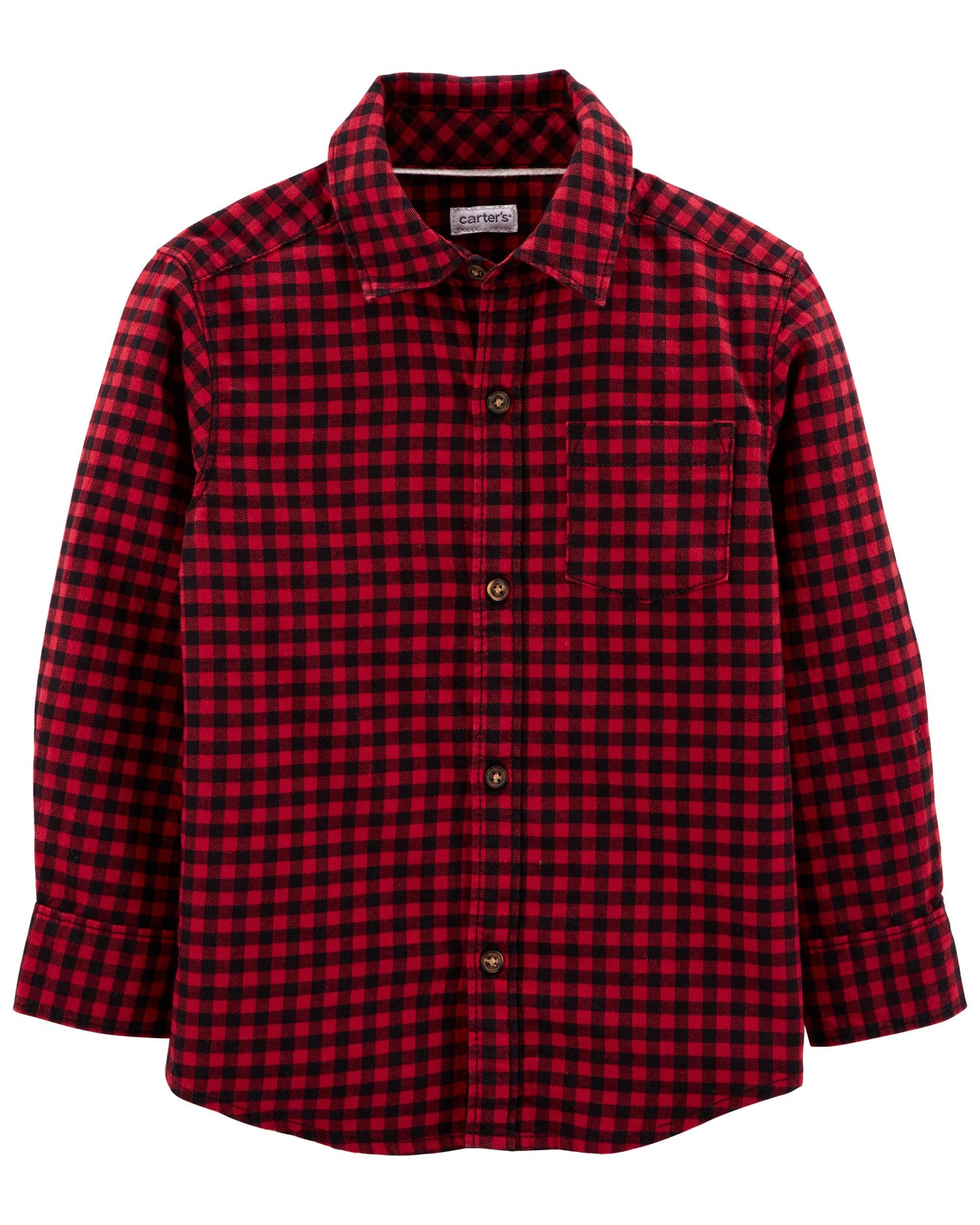 Camisa roja cuadros carters niño 2 a 12 años formal  43924899