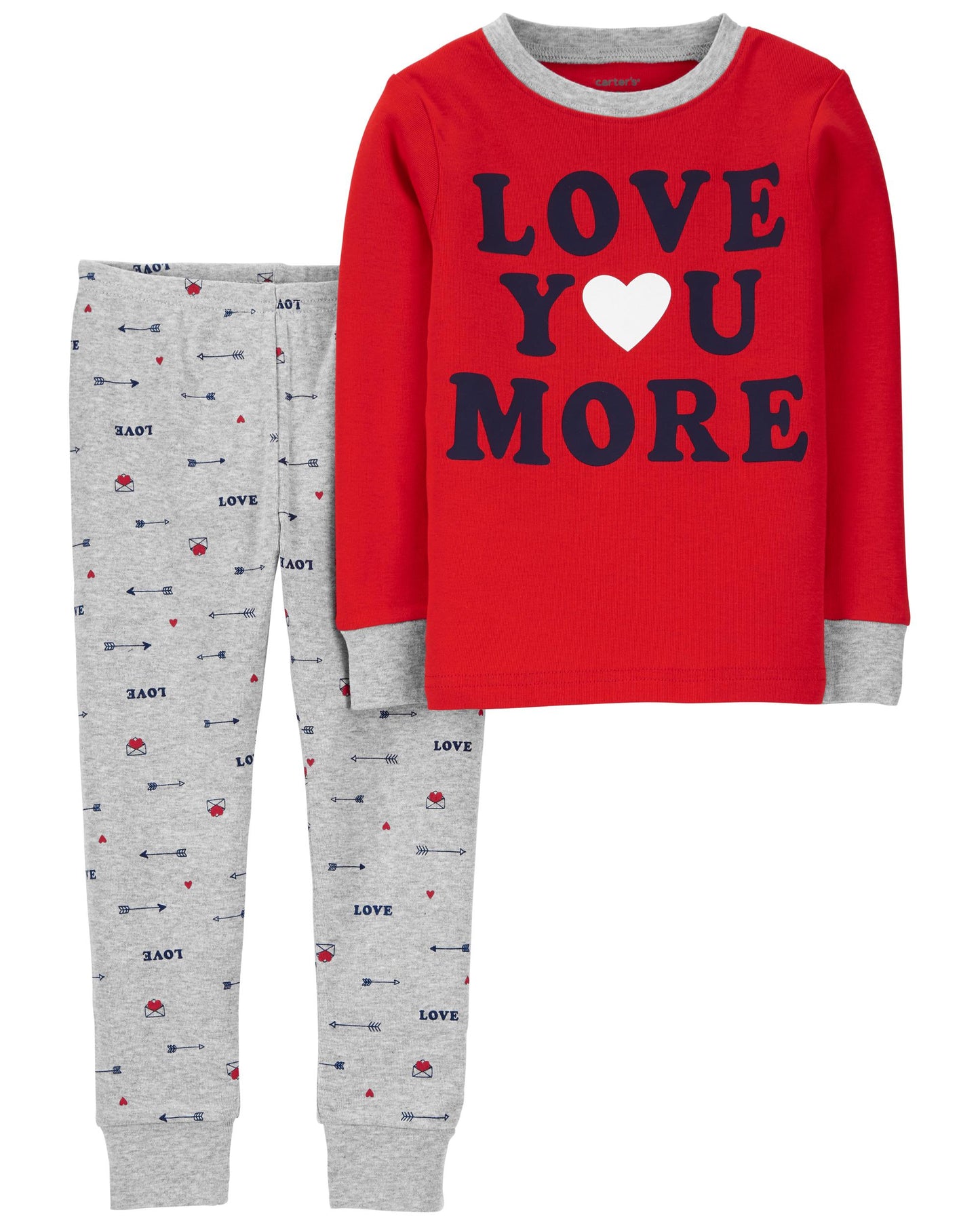 Pijama niña y niño Set 2 piezas carters unisex love