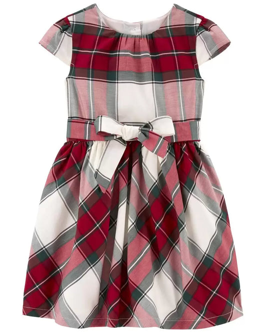 Vestido rojo cuadros carters 0M-12 años 28813552