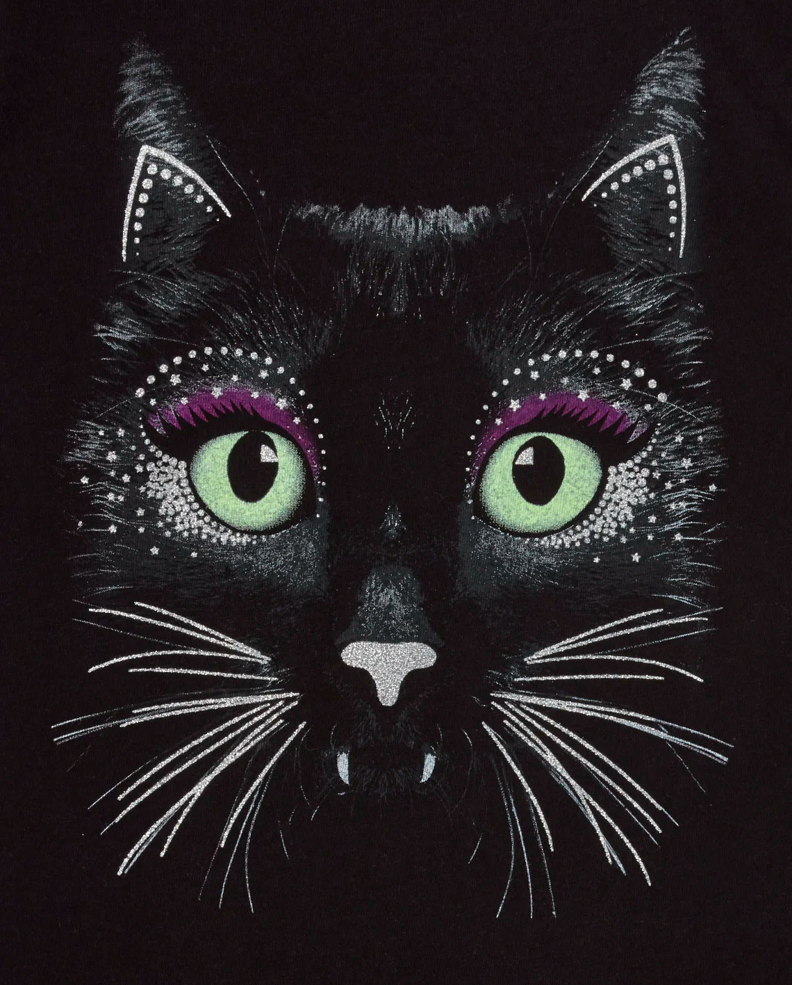 Camisea negra gato Childrens Place niña