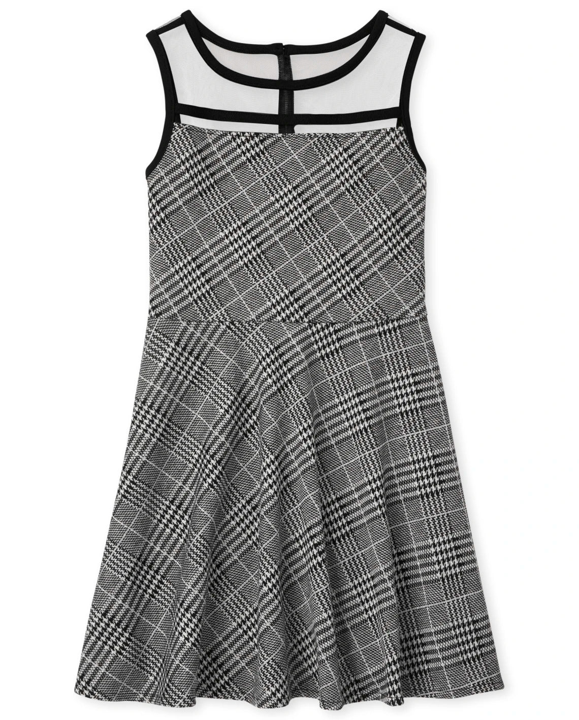 Vestido negro cuadros niña Children's Place 5 a 14 años