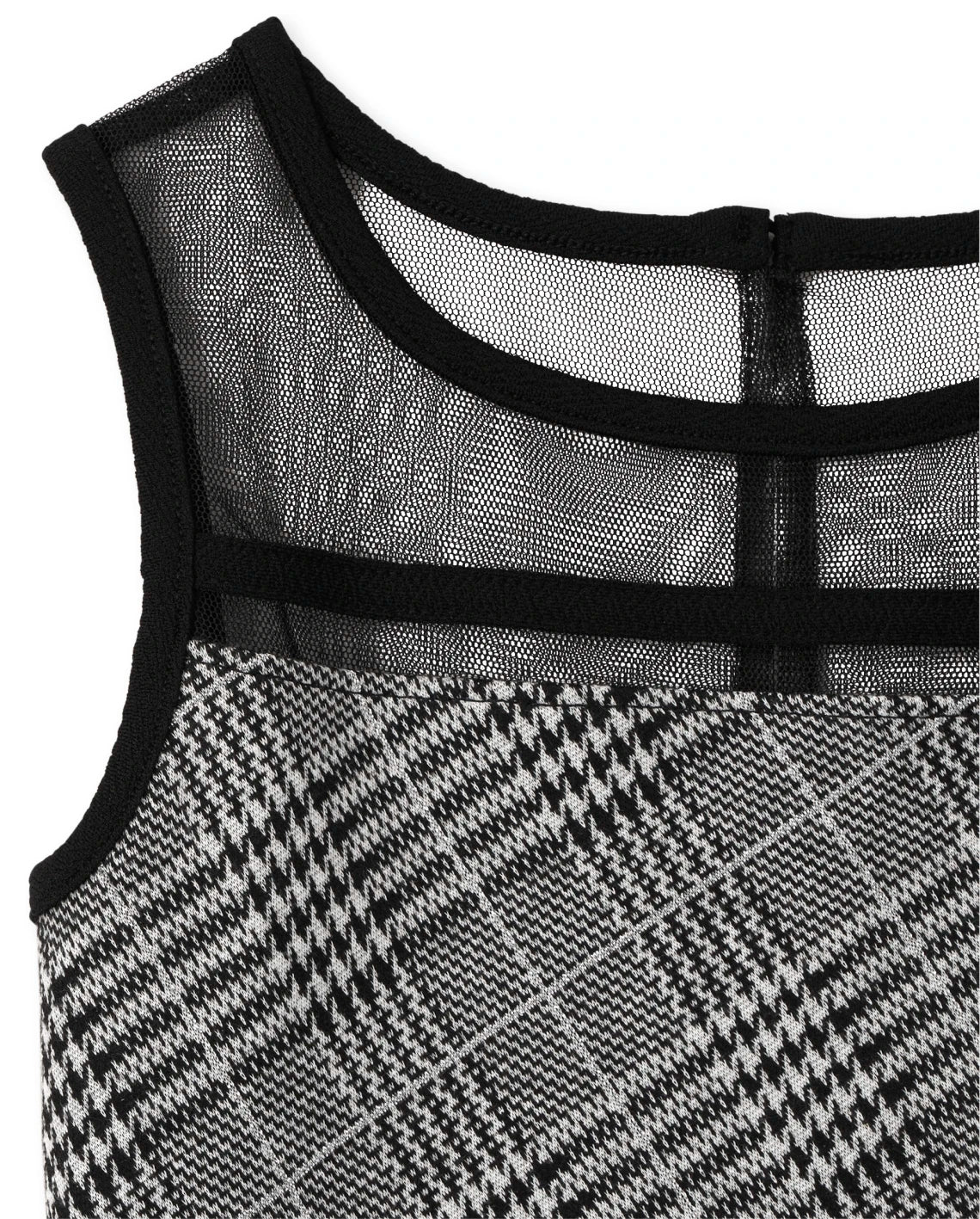 Vestido negro cuadros niña Children's Place 5 a 14 años