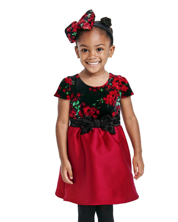 Vestido niña Children's Place rojo 0/3m a 14 años