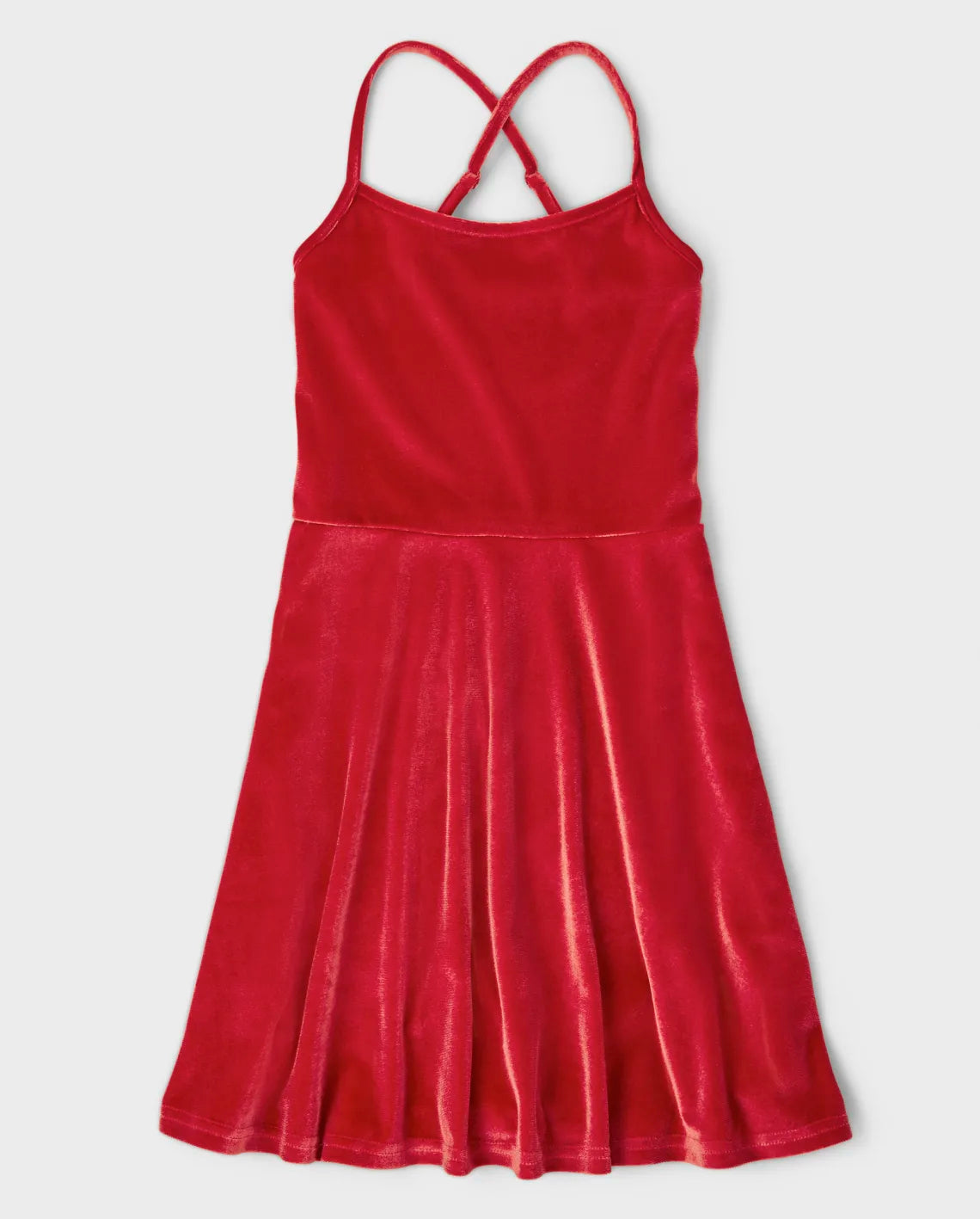 Vestido Sugar velvet rojo  adolescente 30871024