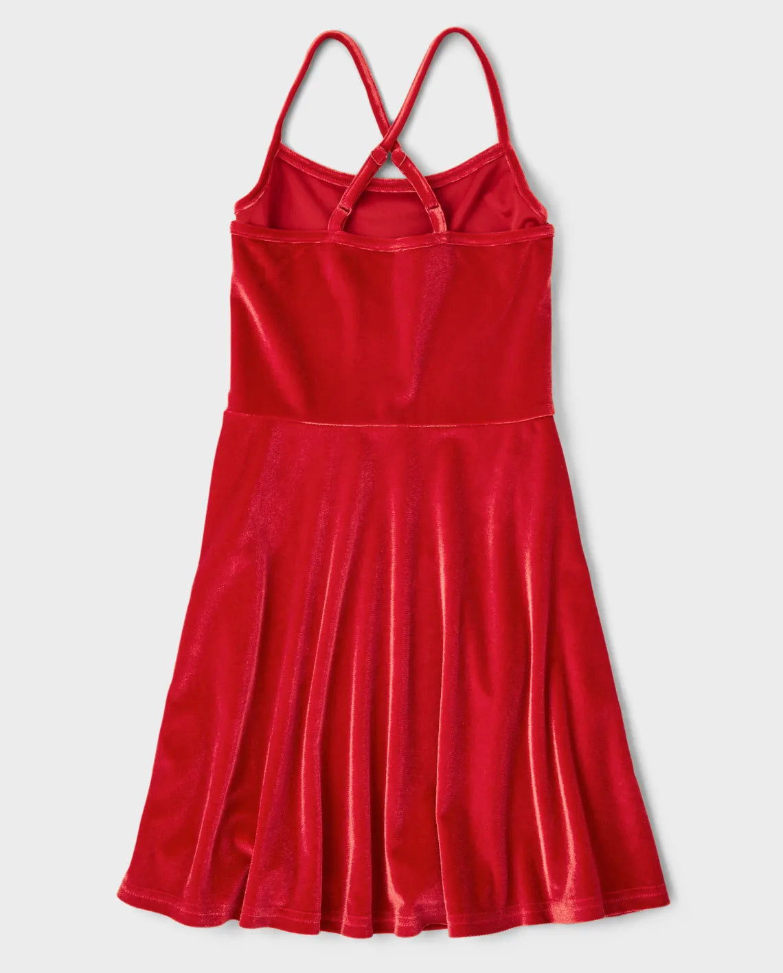 Vestido Sugar velvet rojo  adolescente 30871024