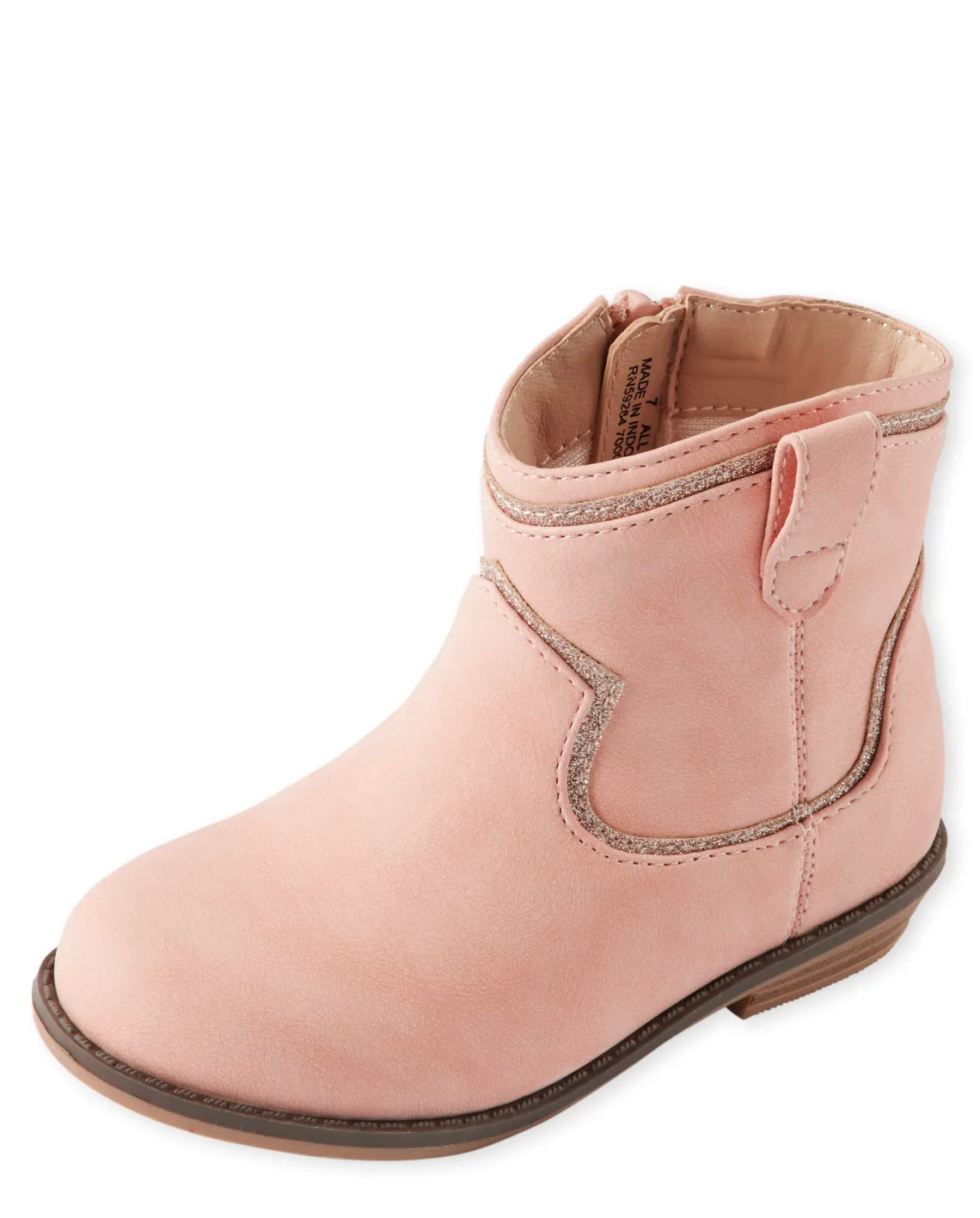 Botas vaqueras botines burritos rosados Childrens place