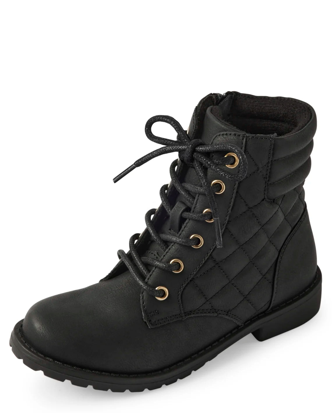 Botas botines burritos negros combat Childrens place