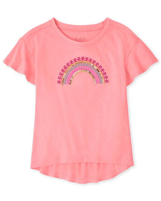 camisa arcoiris Children's Place niña 4-14 niña