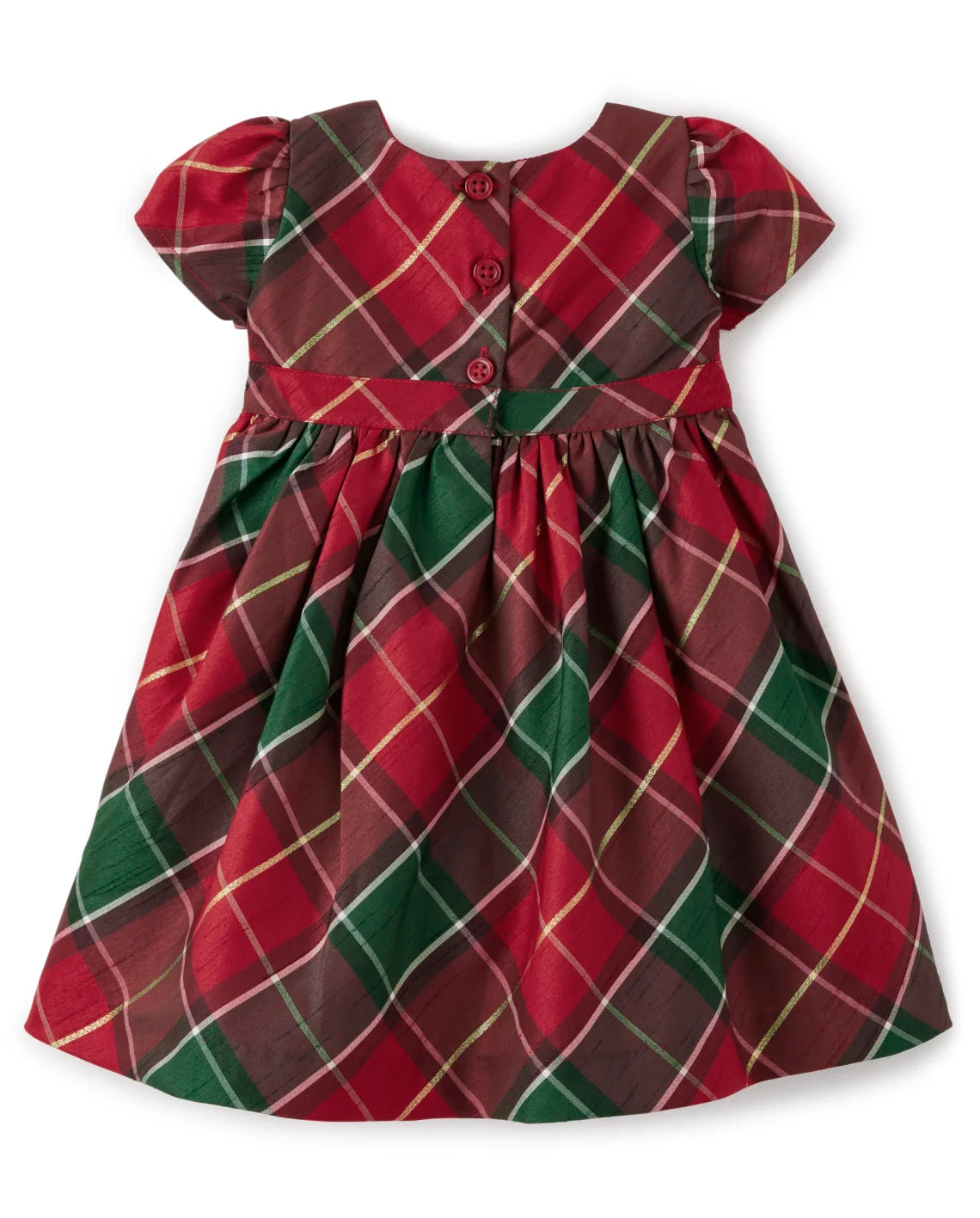 Vestido cuadros verde rojo niña Gymboree 2 a 6 años