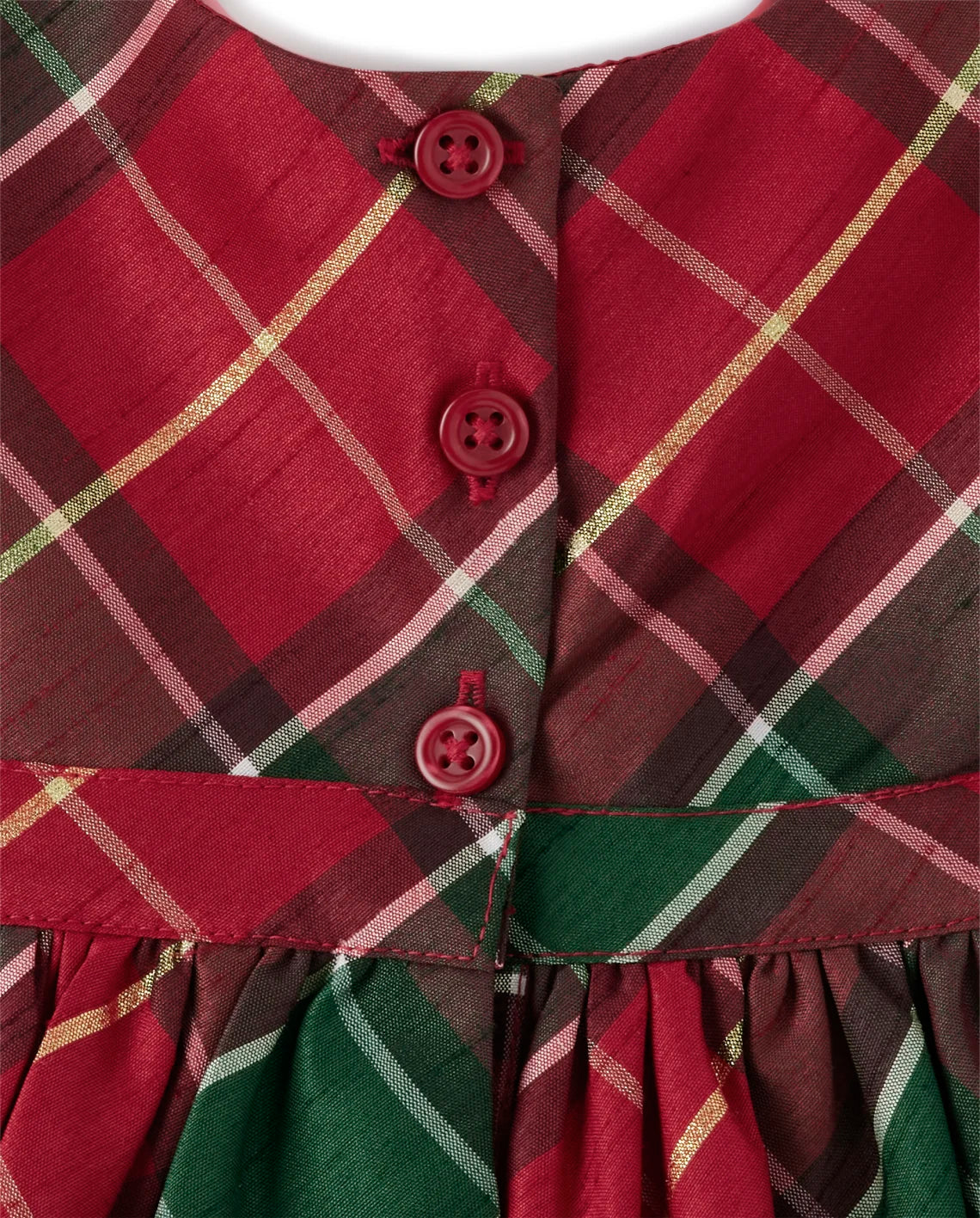 Vestido cuadros verde rojo niña Gymboree 2 a 6 años