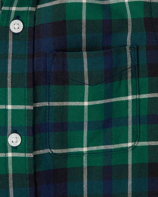 Camisa verde cuadros 12m a 16 años Childrens place niño formal 38209008