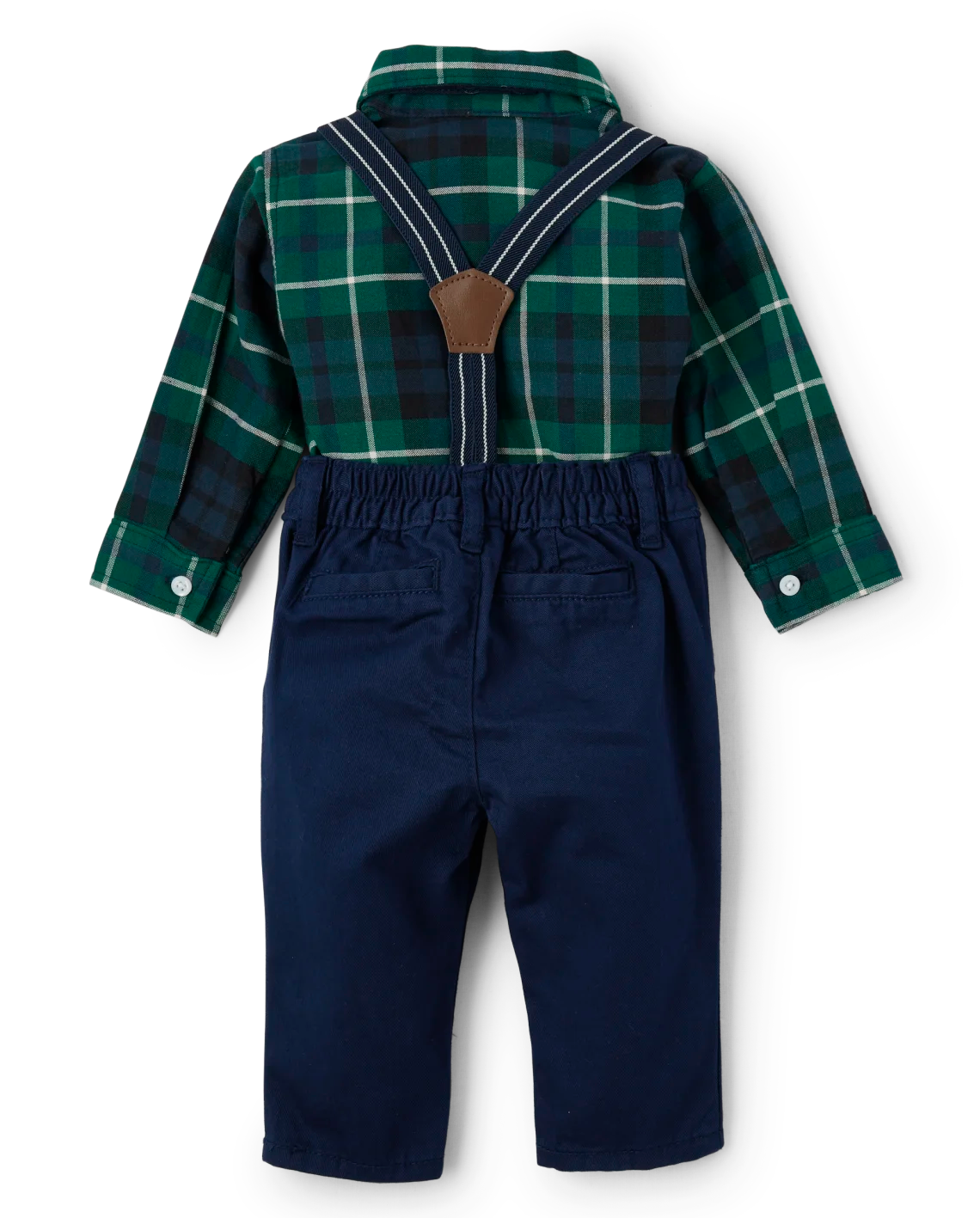 Set 4 piezas bebe niño childrens place camisa verde 3035316