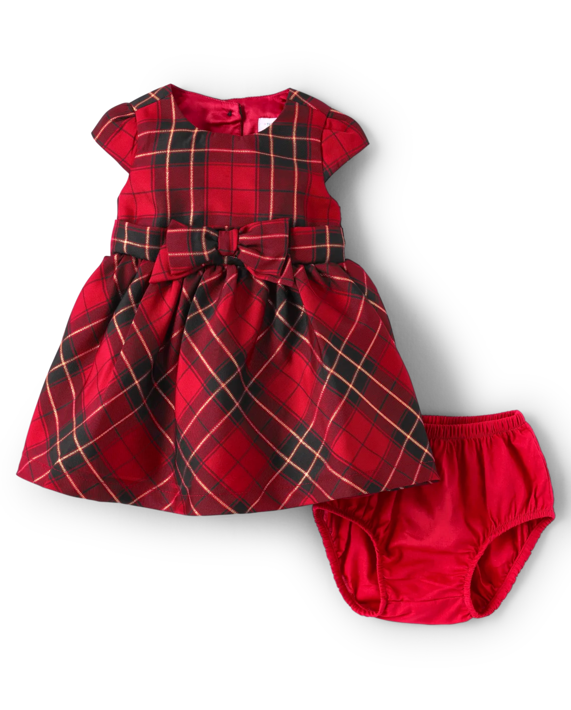 Vestido rojo cuadros bebe  Childrens Place 6 a 12 meses  94259184